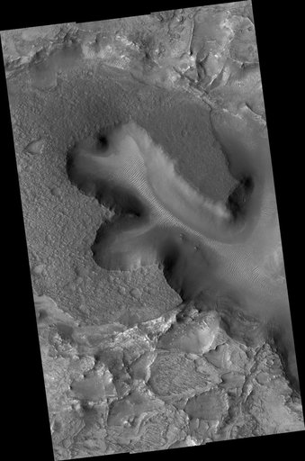 Exhumed Layers Near the Nili Fossae