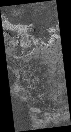 Northern Meridiani Etched Terrain and Hematite Plains Contact