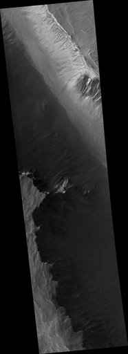 Gullied Trough in Noachis Terra
