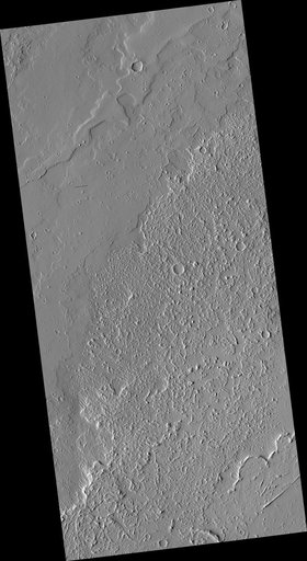 Dusty Lava Flows on Ascreaus Mons
