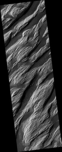 White Rock Landform in Pollack Crater