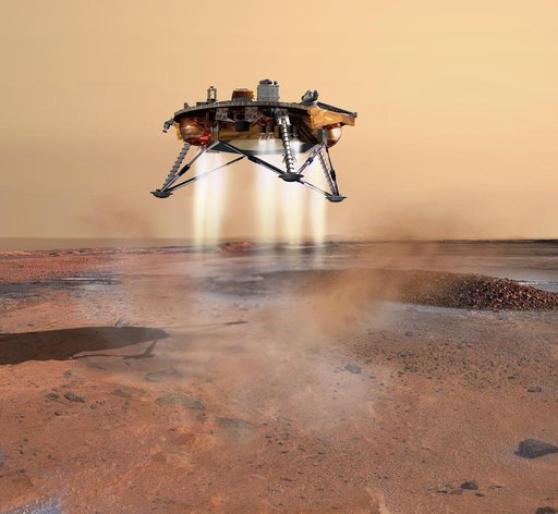 Powered Landing of Phoenix Artist Concept