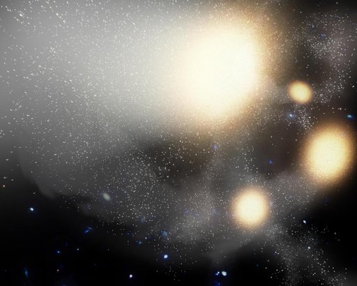 Galactic Pile-Up Artist Concept