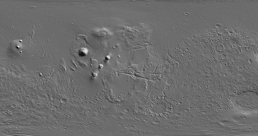 Global View of Mars Topography