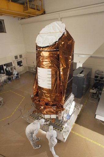 NASA Kepler Spacecraft in a Clean Room