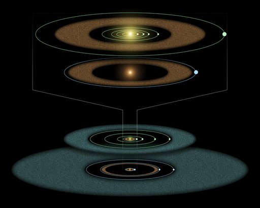 Young Solar System in the Making  Artist Concept