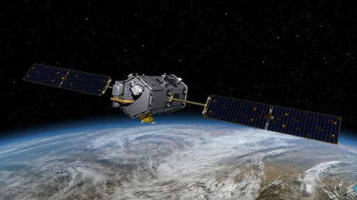 Artist Concept of the Orbiting Carbon Observatory