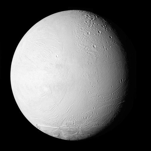 Enceladus Leading Hemisphere