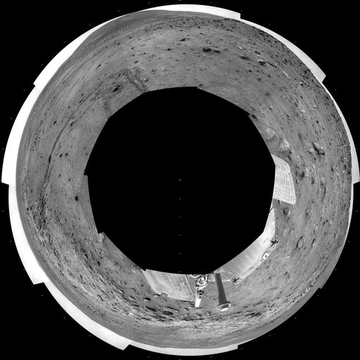 Spirit Near Stapledon on Sol 1802 Polar