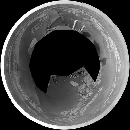 Opportunity View After Long Drive on Sol 1770 Polar