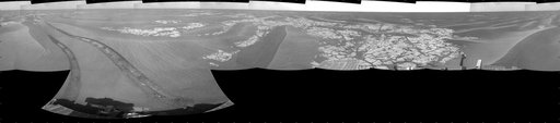 Opportunity View on Sols 1803 and 1804