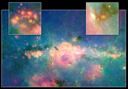 Baby Stars Finally Found in Jumbled Galactic Center