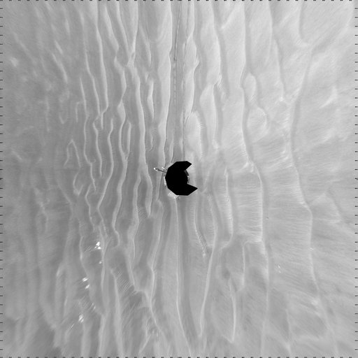 Opportunity View After 72-Meter Drive, Sol 1912 Vertical