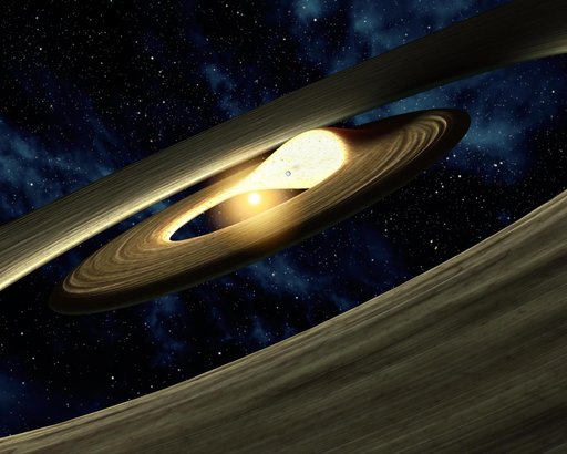 Lump of Planetary Stuff  Artist Concept