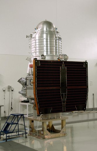 NASA WISE Spacecraft sits on Test Stand