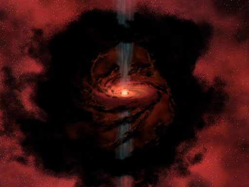 Dusty Beginnings of a Star