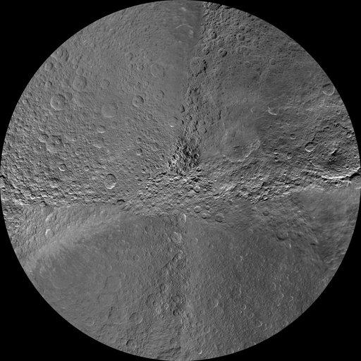 Rhea Polar Maps - February 2010