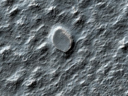Craters on an Ice-Rich Débris Apron