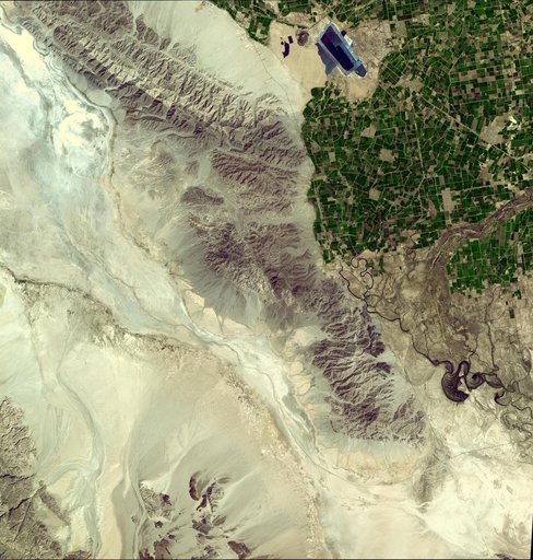 NASA Satellite Imagery Shows Sparse Population of Region Near Baja, California Earthquake