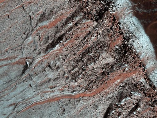 Gullied Trough in Noachis Terra