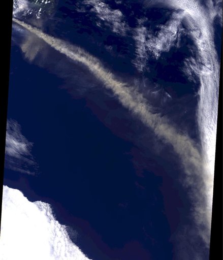 NASA MISR Image Shows Eyjafjallajökull Volcano Plume Heights