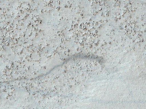 Bouldery Deposit on Crater Floor