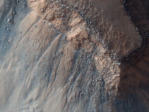 Gullies on Gorgonum Chaos Mesas