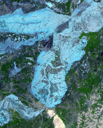ASTER Captures New Image of Pakistan Flooding