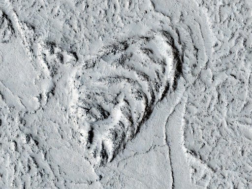 Flow Obstructions and Wakes Southeast of Elysium Planitia