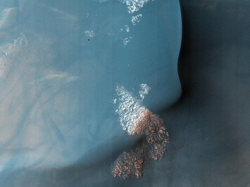 Southern Hemisphere Crater with Dune Field