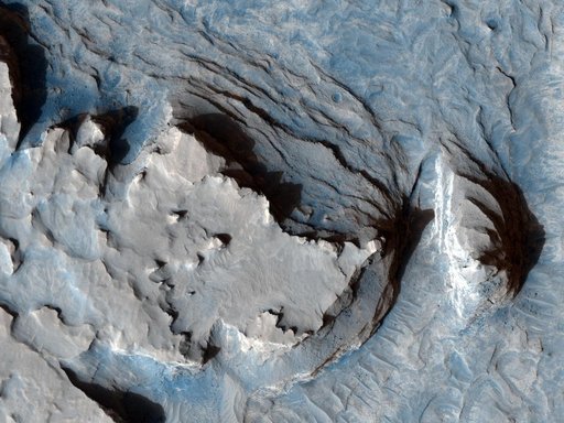 Curvilinear Ridge in Terra Meridiani
