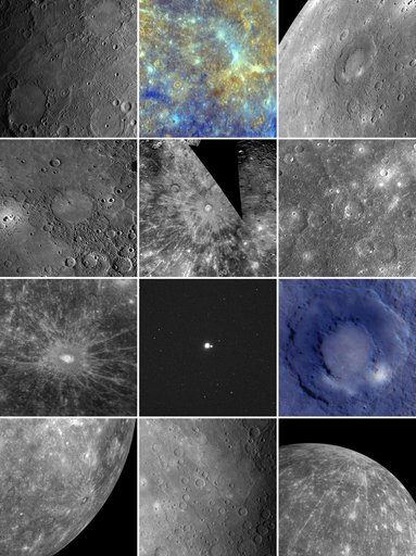 MESSENGER Image Compilation from 2010