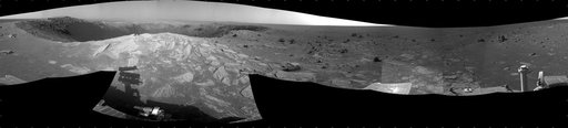 Santa Maria Crater in 360-Degree View, Sol 2451