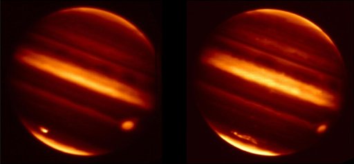 Jupiter Scar in Infrared