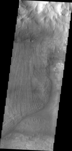Ius Chasma Landslide