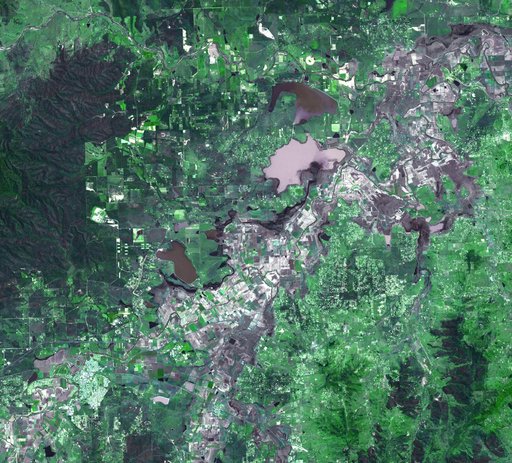 NASA Satellite Images Flooding Near Brisbane, Australia