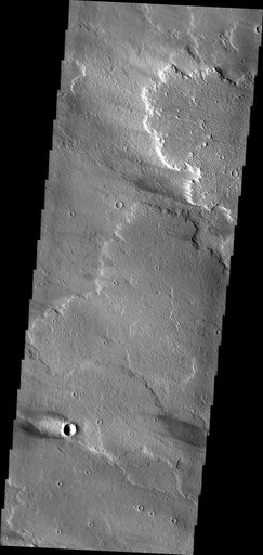 Windstreak on Daedalia Planum