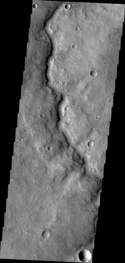 Channel in Arabia Terra