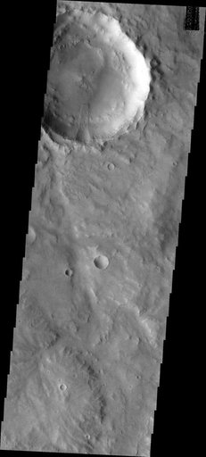 Landslide in Margaritifer Terra