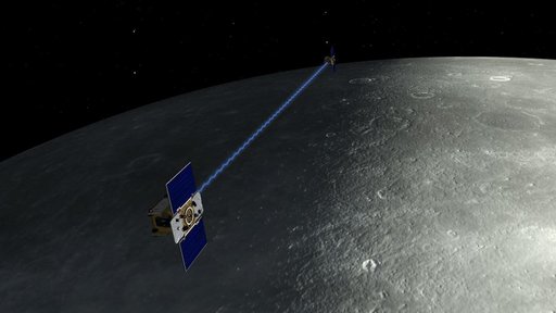 NASA GRAIL Spacecraft in Science Collection Phase Artist Concept