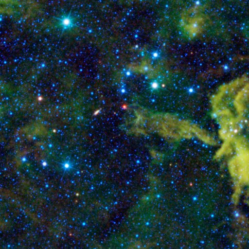 Cosmic Alligator Eats its Way through the Sky