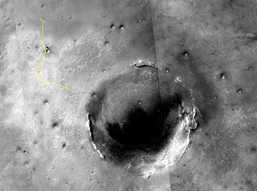 Eagle to Endeavour: Opportunity Path, Sol 2609