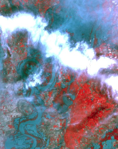ASTER Images Flooding from Mississippi River Levee Breach