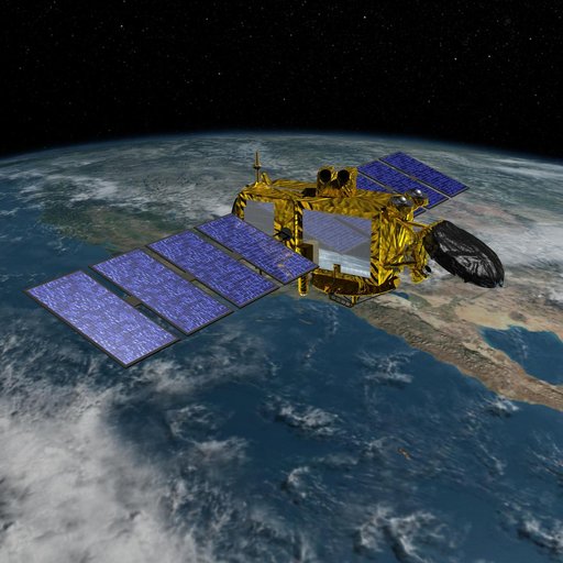 Artist Concept of U.S.-European Jason-3 Ocean Altimetry Satellite over California