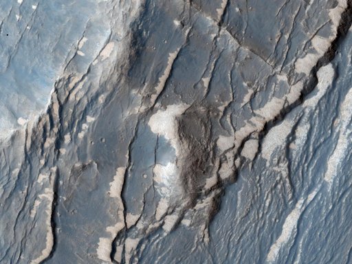 Faults in Claritas Fossae