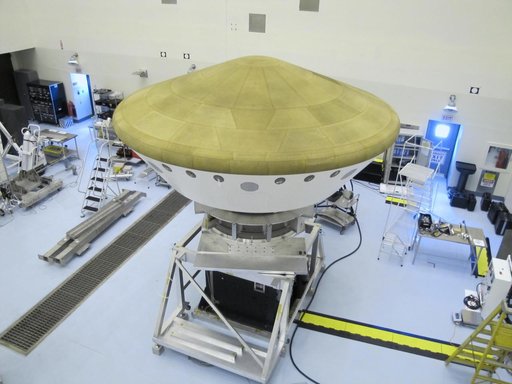 Mars Science Laboratory Aeroshell with Curiosity Inside