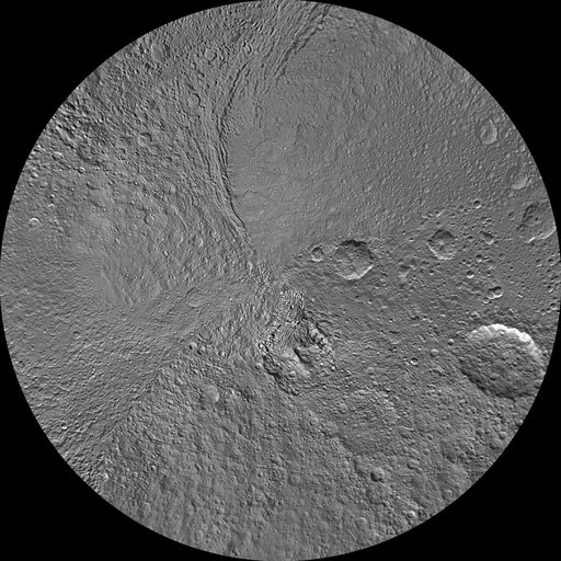 Tethys South Polar Map - June 2012