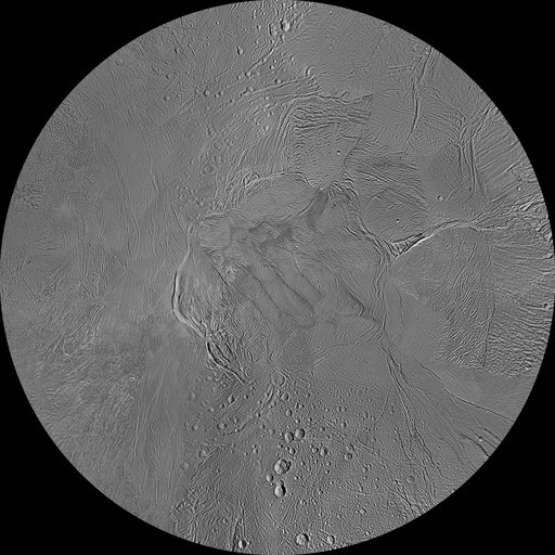Enceladus Polar Maps - December 2011