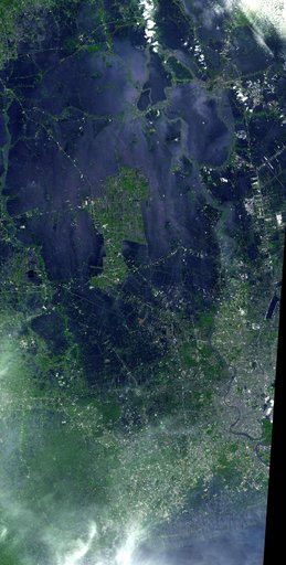 NASA Spacecraft Depicts More Flooding in Thailand