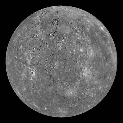 Mercury Globe: 0°N, 0°E